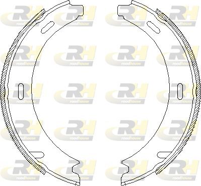 Тормозные колодки (стояночная тормозная система) RoadHouse. Артикул 4093.00