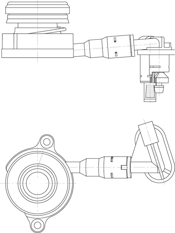 Выжимной подшипник сцепления Trialli для Volvo S40 II 2010-2012. Артикул CT 1016