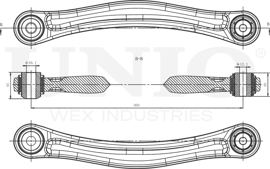 Рычаг подвески (Unio). Артикул SSP-40164