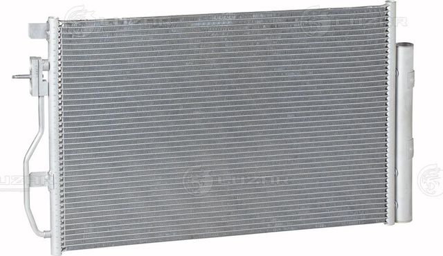 Радиатор кондиционера (конденсатор) Luzar для Chevrolet Aveo II 2011-2015. Артикул LRAC 0595
