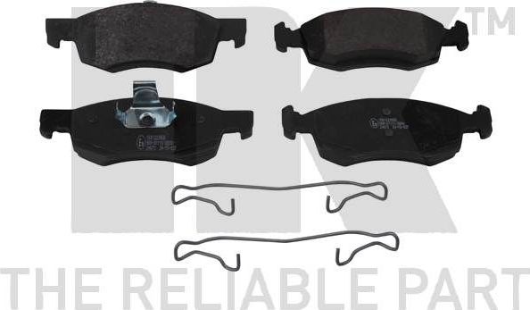 Тормозные колодки NK передние для Renault Logan II 2007-2015. Артикул 223958