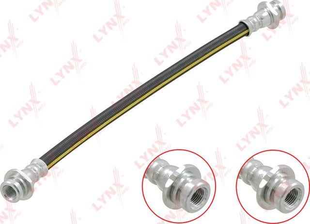 Тормозной шланг LYNXauto задний правый для Nissan Bluebird VII (U11) 1983-1990. Артикул BL-3858