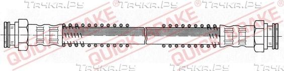 Тормозной шланг Quick Brake задний правый/левый для Citroen BX 1982-1994. Артикул 22.503