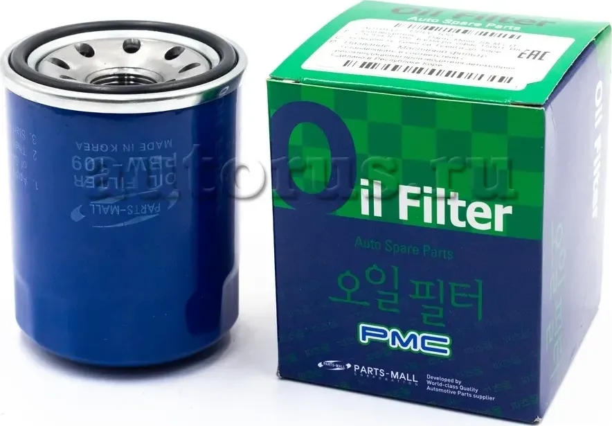 ФИЛЬТР МАСЛЯНЫЙ PMC PBW109 1520831U01 NISSAN (Parts-Mall). Артикул PBW109