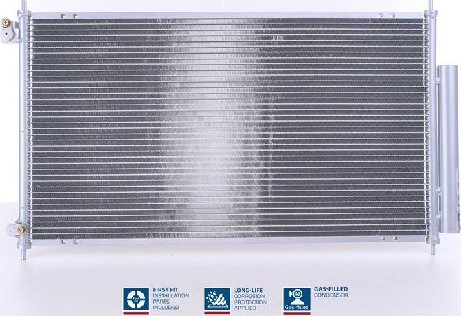 Радиатор кондиционера (конденсатор) Nissens (алюминий). Артикул 94732