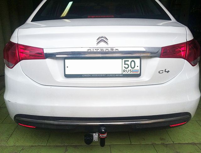 Фаркоп AvtoS для Citroen C4 II седан 2013-2026. Артикул CN 01