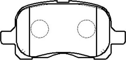 Тормозные колодки HSB. Артикул HP5052