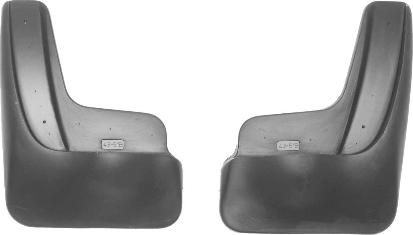 Брызговики Norplast задняя пара для Kia Rio III хэтчбек 2011-2017. Артикул NPL-Br-43-51B