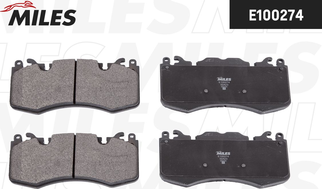 Тормозные колодки Miles (Semi-Metallic). Артикул E100274