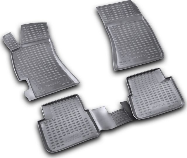 Коврики Element для салона Subaru Impreza III, IV 2007-2026 СЕРЫЕ. Артикул NLC.46.07.211