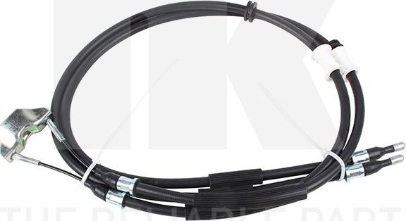 Трос ручника (тросик ручного тормоза) NK. Артикул 903697