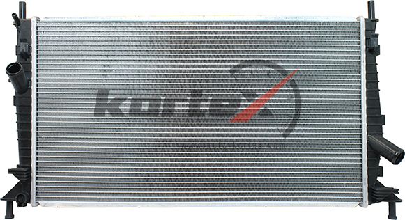 Радиатор FORD FOCUS II 1.4/1.6/2.0 04-/FOCUS C-MAX 1.6/1.8/2.0 03- МКПП AC+ (Kortex). Артикул KRD1032