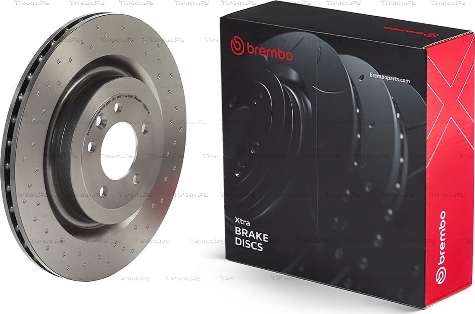 Тормозной диск Brembo XTRA LINE - Xtra для Land Rover Defender II 2019-2026. Артикул 09.B504.1X