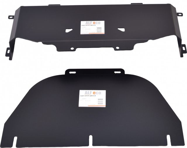 Защита Alfeco для картера и радиатора (2 части) Kia Sorento I рестайлинг 2006-2011. Артикул ALF.11.06
