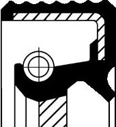 Сальник коленвала Corteco (FPM (Fluor-Kautschuk)). Артикул 12015552B