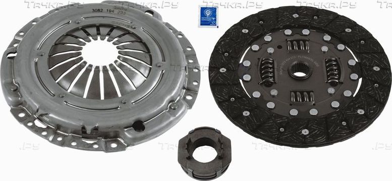 Сцепление (комплект) SACHS для Volkswagen Transporter T4 1990-2003. Артикул 3000 951 689
