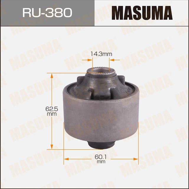 Сайлентблок переднего рычага подвески Masuma правый/левый нижний для Lexus ES III 2001-2006. Артикул RU-380