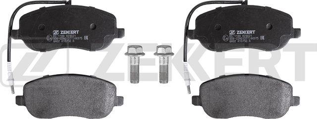 Тормозные колодки Zekkert передние для Fiat Ulysse I 2002-2002. Артикул BS-1189