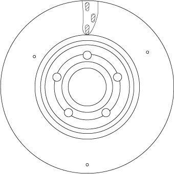 Тормозной диск TRW. Артикул DF6717S