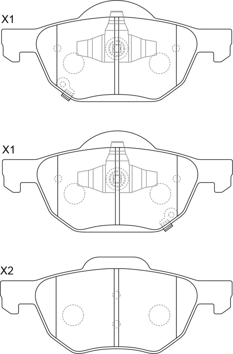 Тормозные колодки NiBK. Артикул PN8125
