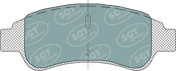 Тормозные колодки SCT-Germany. Артикул SP 314 PR