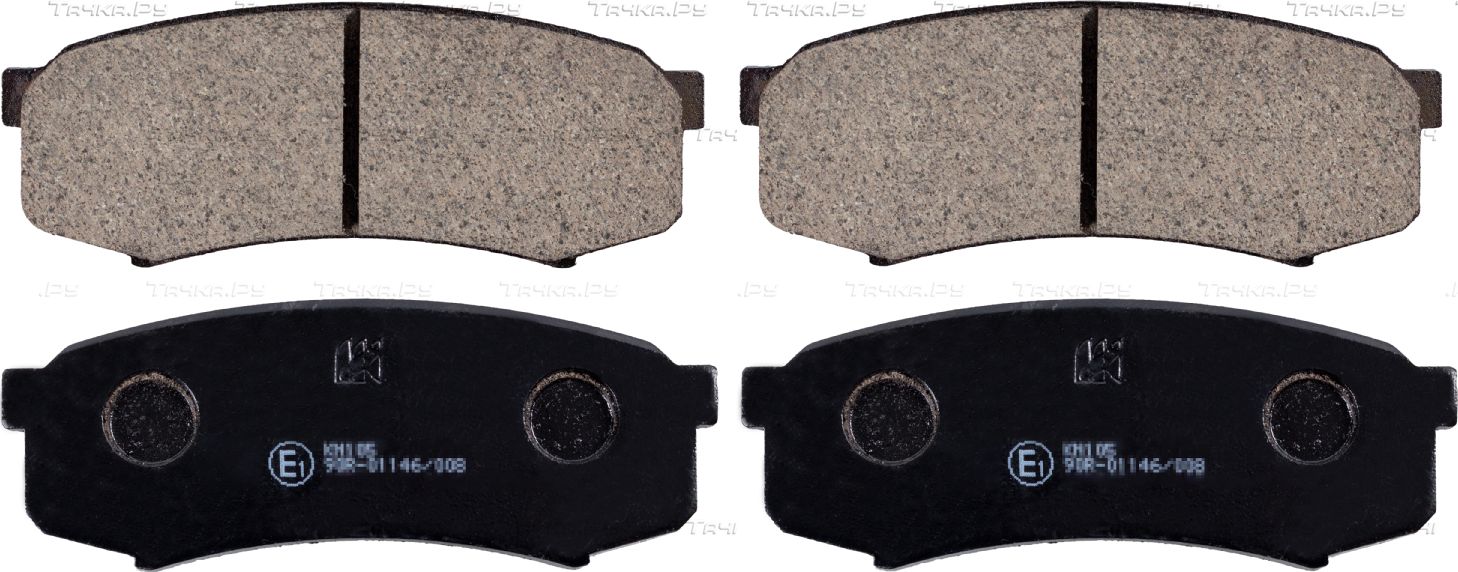 Тормозные колодки Blue Print задние для Toyota 4Runner IV 2002-2009. Артикул ADT34280