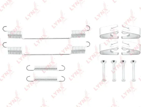 Ремкомплект колодок VW Polo (95-) SEAT Ibiza (09-) задних барабанных LYNX (Lynxauto). Артикул BC8091