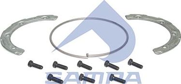 Комплект монтажный тормозных дисков м пластины Sampa. Артикул 030.697