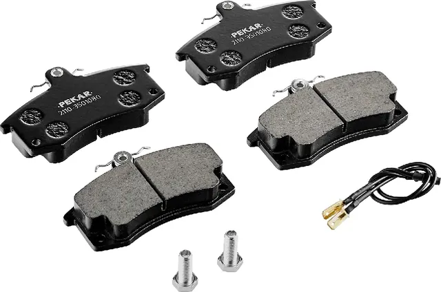 КОЛОДКИ ТОРМОЗНЫЕ ВАЗ 2110-2112, 2113-2115, Kalina, Priora (Pekar). Артикул 21103501080