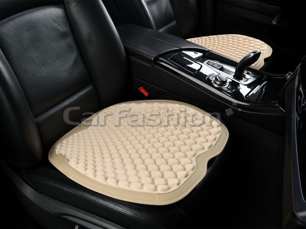 Накидки универсальные CarFashion Relax Mini на передние сидения авто, цвет Бежевый/Бежевый. Артикул 23062