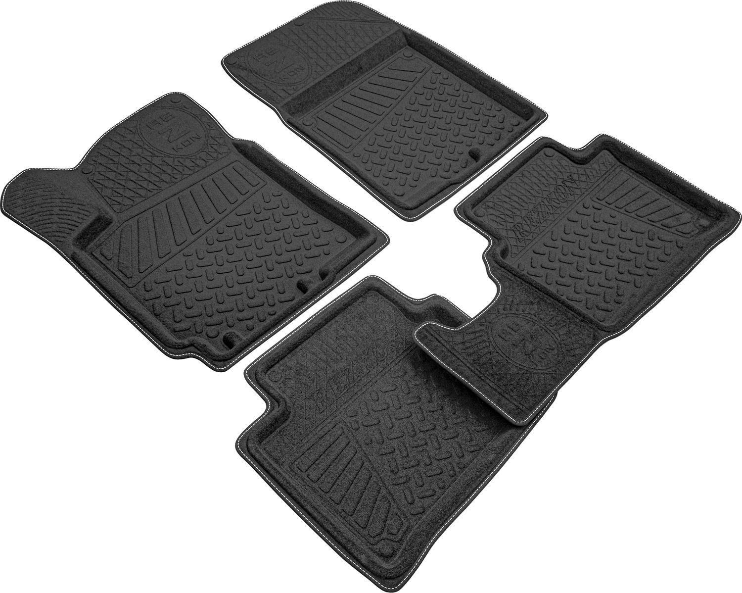 Коврики Rezkon 3D Evaplast для салона Hyundai Solaris 2010-2013. Артикул 4520050100