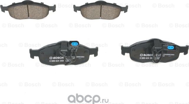 Колодки тормозные дисковые (Bosch). Артикул 986424359