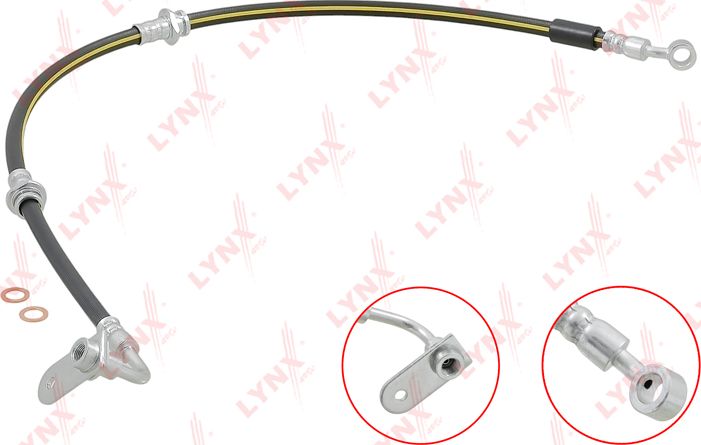 Тормозной шланг LYNXauto. Артикул BL-4038