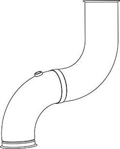 Глушитель Dinex для Scania G 2004-2015. Артикул 68526