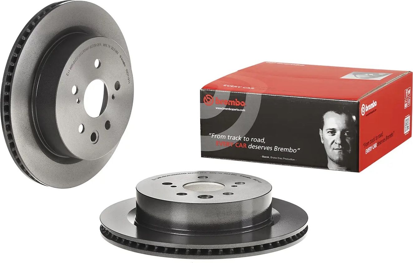 Тормозной диск Brembo PRIME LINE - UV Coated. Артикул 09.D719.11