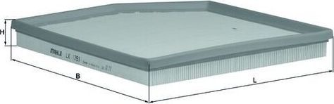 Воздушный фильтр Mahle-Knecht. Артикул LX 1791
