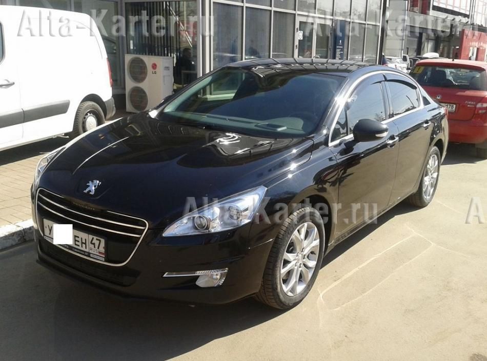 Дефлекторы Cobra Tuning для окон Peugeot 508 седан 2010-2026. Артикул P11310