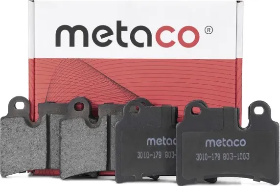Колодки тормозные задние дисковые к-кт (Metaco). Артикул 3010179