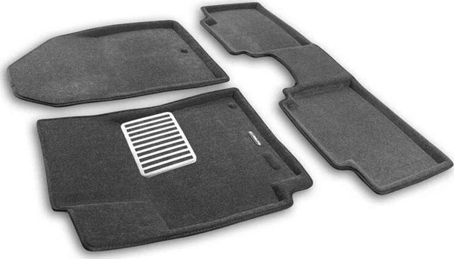 Коврики текстильные Euromat 3D Lux для салона Kia Cerato IV 2018-2026 Серые. Артикул EM3D-002903G