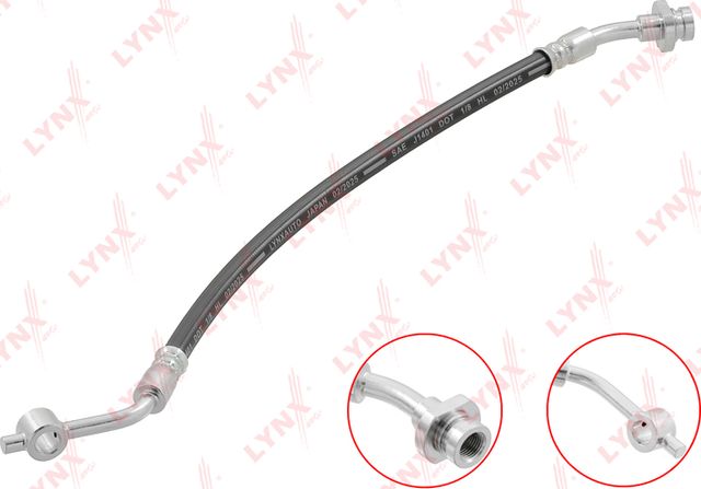 Тормозной шланг LYNXauto для Nissan Terrano II 1993-2007. Артикул BL-4025