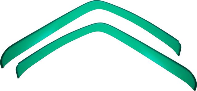 Дефлекторы REIN для окон (накладной) Jac K7 грузовик, тягач 2023-2026 Зеленые. Артикул REINWV1321