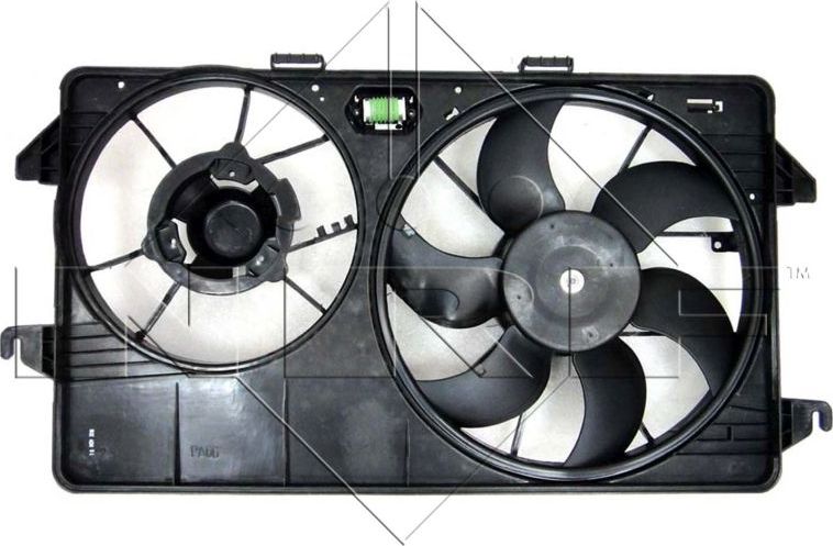 Вентилятор радиатора двигателя NRF. Артикул 47452