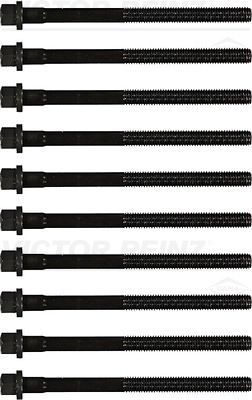 Комплект болтов ГБЦ Victor Reinz для Ford Escort IV 1986-1990. Артикул 14-32013-01