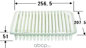 A-3022 ФИЛЬТР ВОЗДУШНЫЙ4G69, ASX 4A92,4B10,4B11 10 (VIC). Артикул A3022