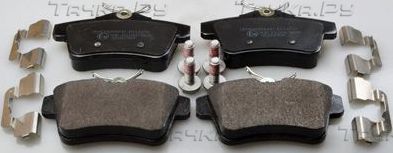 Тормозные колодки Denckermann задние для Citroen DS4 2011-2015. Артикул B111276