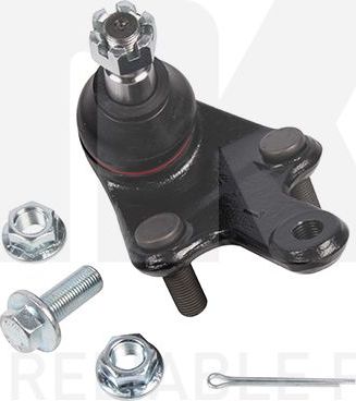 Шаровая опора NK передняя левая нижняя внешняя для Toyota Highlander II (U40) 2007-2014. Артикул 5044555