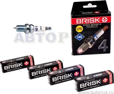 Свеча зажигания ЗМЗ-405 ЕВРО-3 (1шт индивидуальная упаковка) Silver LPG (газ/бен (Brisk) Brisk. Артикул DR17YSN