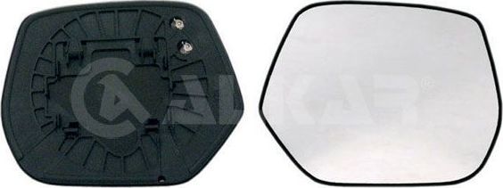 Зеркальное стекло бокового зеркала Alkar правое для Honda CR-V III 2006-2012. Артикул 6432939