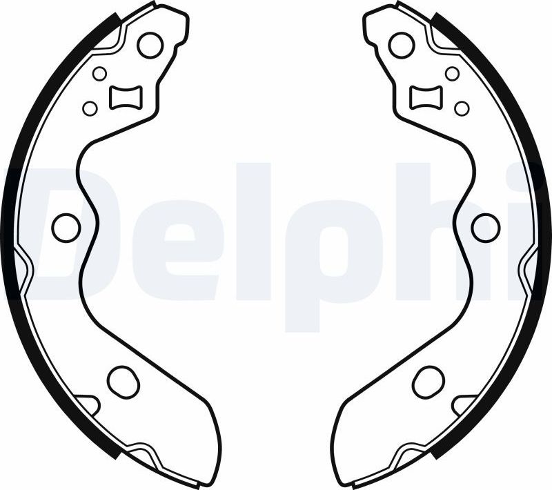 Тормозные колодки Delphi. Артикул LS2156