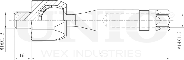Тяга рулевая (Unio). Артикул SSP-30021